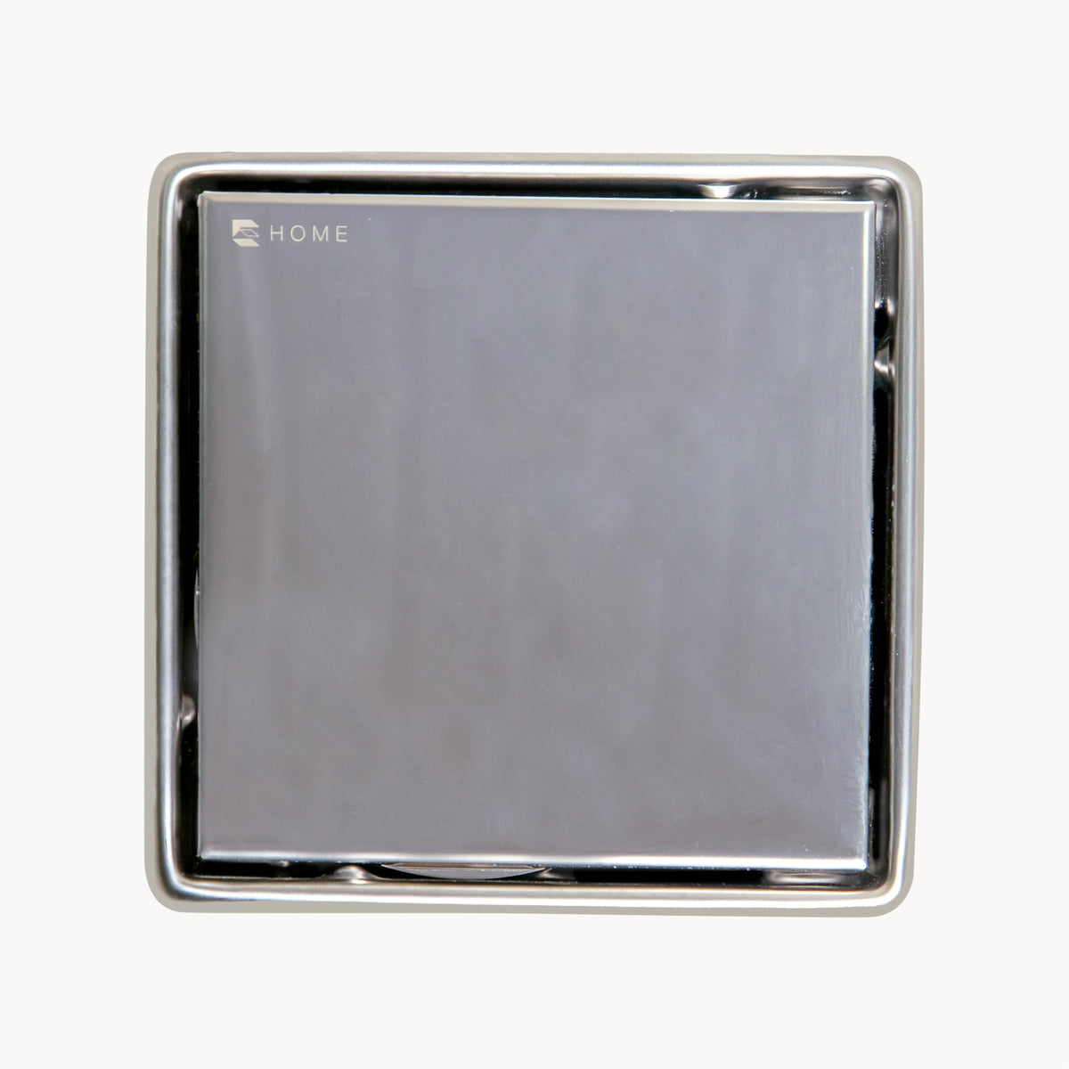 Ralo oculto com duplo acabamento inox 304 Ehome 15 x 15 cm