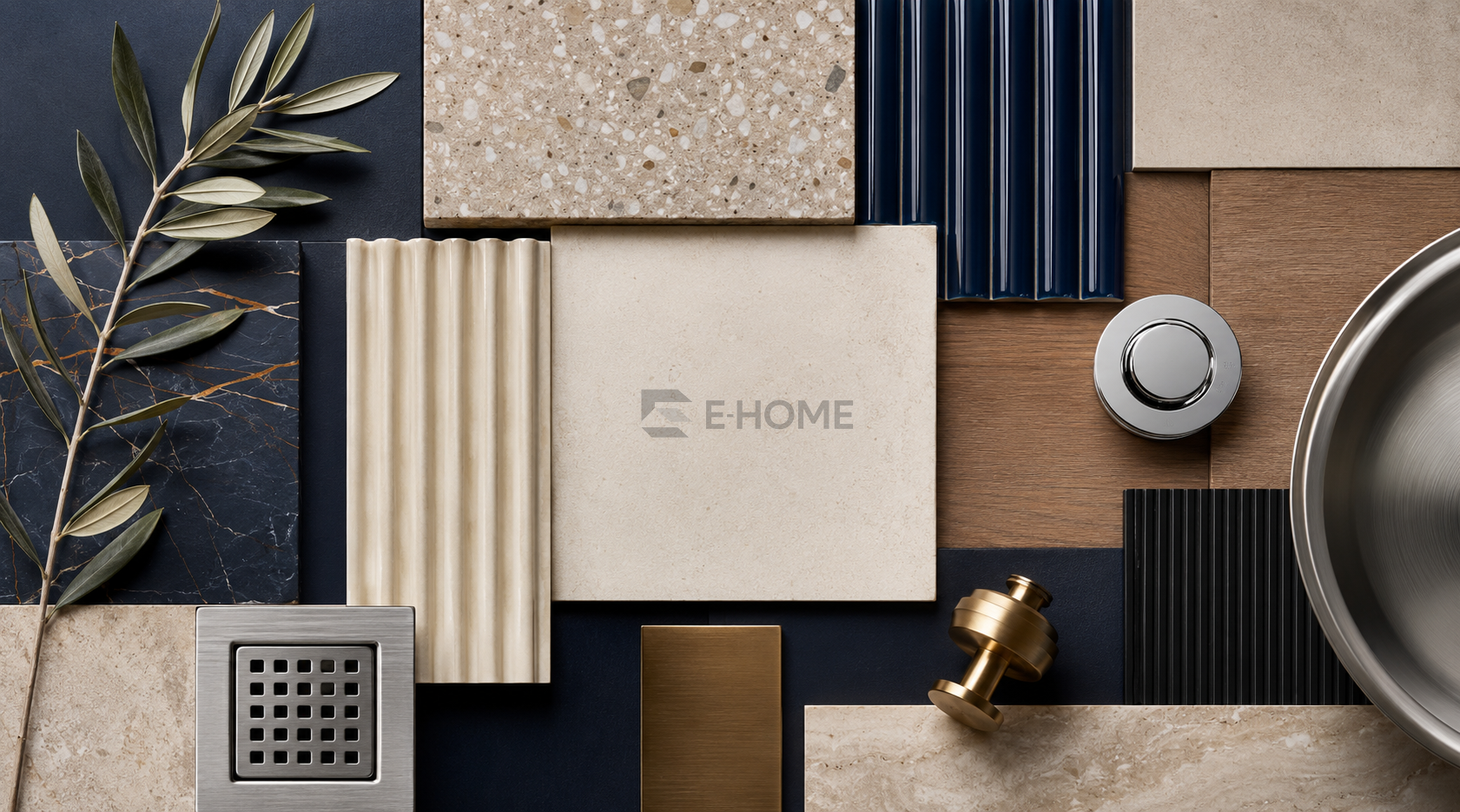 Moodboard de materiais E-home