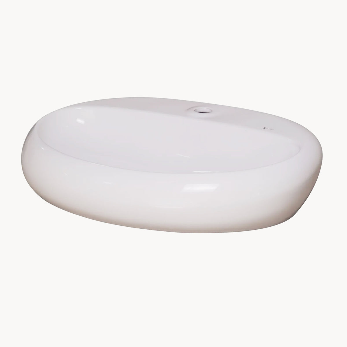 Cuba de apoio oval de mesa Palermo