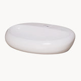 Cuba de apoio oval de mesa Palermo