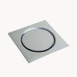 Ralo oculto inox 304 Ehome 15x15 cm com tampa redonda
